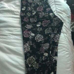 Floral Skull leggings